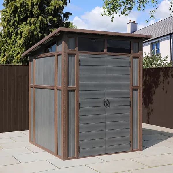 7a x 7a Mercia Premium Composite Pent Shed (2.03m x 2.08m)