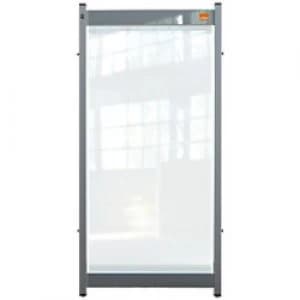 Nobo Premium Plus Modular Protection Desk Sneeze Guard PVC 500 Micron Transparent 820 x 400 x 40 mm