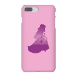 Nintendo Super Mario Peach Silhouette Phone Case - iPhone 8 Plus - Snap Case - Gloss
