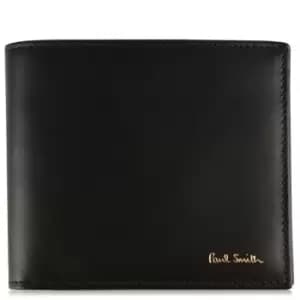 PAUL SMITH Striped Bi-Fold Wallet - Black