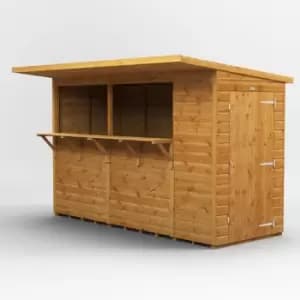 10x4 Power Pub Shed - Brown