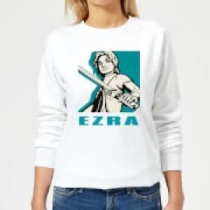 Star Wars Rebels Ezra Womens Sweatshirt - White - 3XL