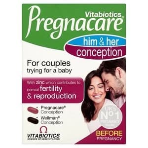 Vitabiotics Pregnacare His/Hers Conception Tablets 60s