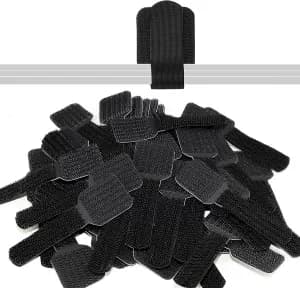 LTC Pro Wall Cable Management Clips Self-Adhesive (white)