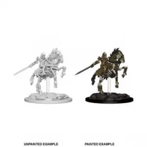 Dungeons & Dragons WizKids Pathfinder Deep Cuts Unpainted Miniatures: Skeleton Knight on Horse