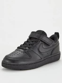 Nike Court Borough Low 2 Childrens Trainers - Black
