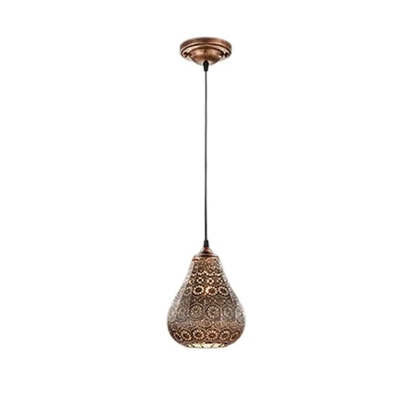 Jasmin Vintage Dome Pendant Ceiling Light Antique copper