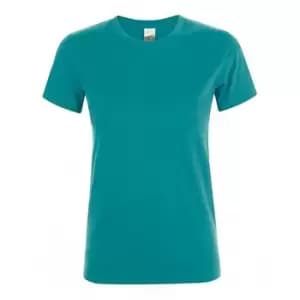 SOLS Womens/Ladies Regent Short Sleeve T-Shirt (M) (Duck Blue)
