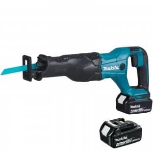 Makita DJR186 18v Cordless LXT Reciprocating Saw 2 x 4ah Li ion Charger Case