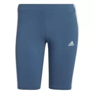 adidas 3-Stripe Bike Short Womens - Blue