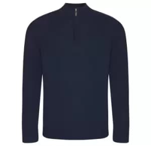 Ecologie Mens Wakhan Zip Neck Sweater (L) (Navy)