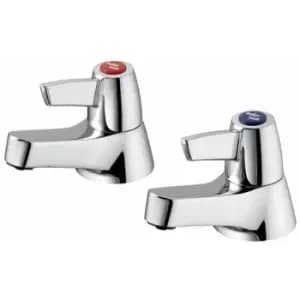 Sandringham 21 Lever Head Bath Taps Pair - Chrome - Armitage Shanks