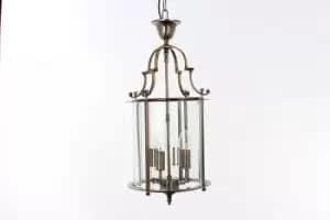 Colchester 4 Light Aged Brass Indoor Lantern