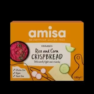 Amisa Organic Gluten Free Corn & Rice Crispbread 150g
