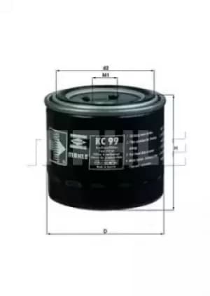 Fuel Filter KC99 79881434 by MAHLE Original