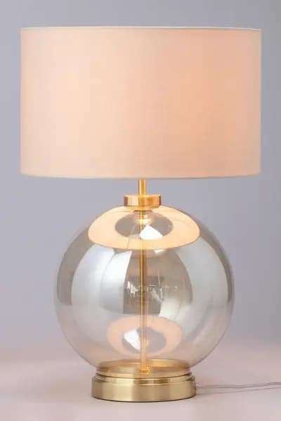 BHS Lighting Metro Table Lamp Metallic Gold