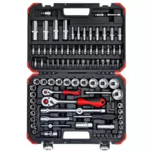 Gedore Socket set 1/4+1/2 94pcs