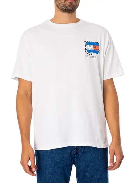 Back NY Graffiti Flag T-Shirt