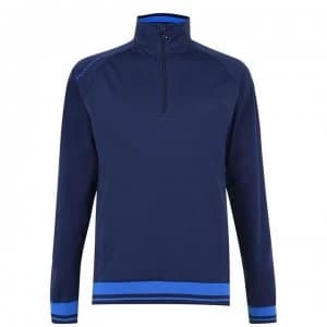 Oscar Jacobson half Half Zip Windshirt - Navy