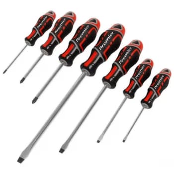 Sealey AK4321 Screwdriver Set 7pc GripMAX - Red
