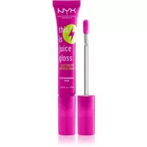 NYX Professional Makeup This Is Juice Gloss Hydrating Lip Gloss Shade 03 - Strawberry Flex 10 ml