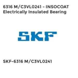 6316 M/C3VL0241 - INSOCOAT Electrically Insulated Bearing