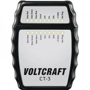 VOLTCRAFT CT-3 Cable tester Suitable for HDMI cable type A,