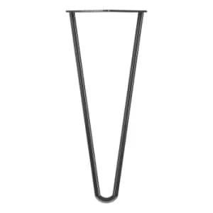 Rothley 350Mm 2 Pin Hairpin Leg Gun Metal Set Of 4