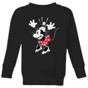 Disney Minnie Mouse Surprise Kids Sweatshirt - Black - 11-12 Years