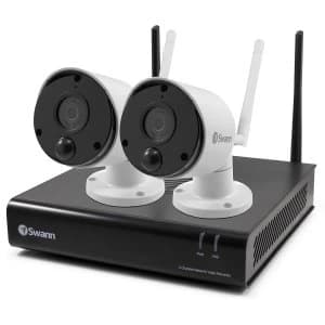 Swann 4 Channel WiFi Security System: NVW-490 NVR + 2 x WiFi Thermal Sensing Cameras