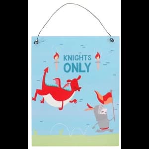 Knight Adventure Metal Sign