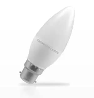 Crompton Lamps LED Candle 5.5W B22 Dimmable Daylight Opal (40W Eqv)