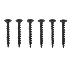 Moderix Black Coarse Thread Drywall/Plasterboard Screws - Sharp Point - Size 3.5