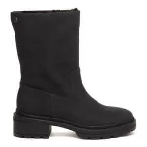 Rocket Dog Idea Black Roll Down Winter Boots