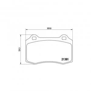 Front Brake Pad Set BREMBO P 24 073