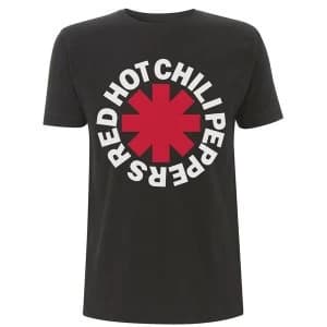 Red Hot Chili Peppers - Classic Asterisk Mens Large T-Shirt - Black