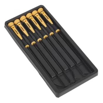 Sealey S01104 Pick & Hook Set 6pc Extra-Long