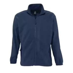 SOLS Mens North Full Zip Outdoor Fleece Jacket (3XL) (Navy)