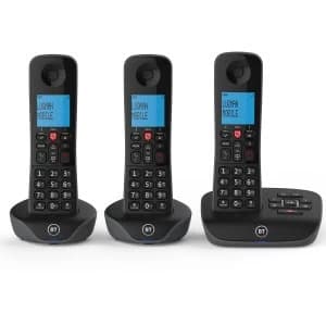 BT Essential Phone with Easy Call Blocking & Answer Machine - Trio