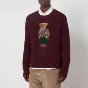 Polo Ralph Lauren Mens Heritage Crew Neck Sweatshirt - CLA Wine - M