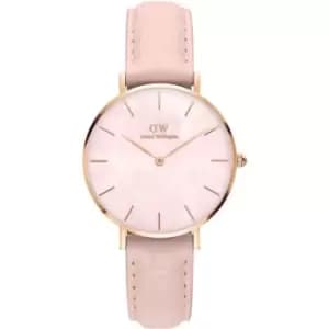 Unisex Daniel Wellington Petite 32 Rouge Rose Gold Mother of Pearl Watch
