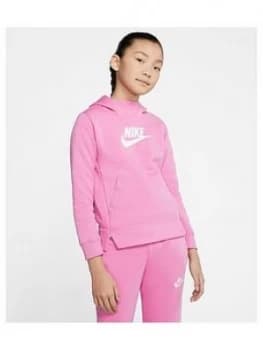 Nike Sportswear Older Girls Overhead Hoodie - Pink