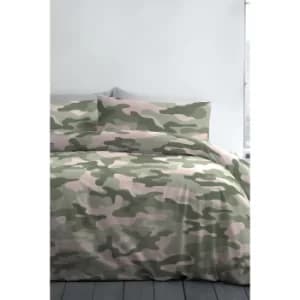 Pink Camouflage Duvet Set