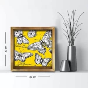 3030AHS-055 Multicolor Decorative Framed MDF Painting