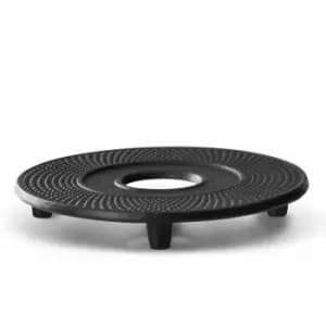 Bredemeijer Coaster Or Trivet Jang Design Cast Iron In Black