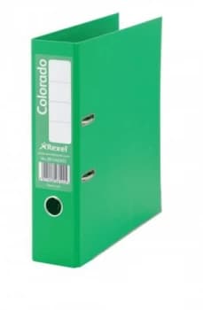 Rexel Colorado Lever Arch File Foolscap 80mm Green PK10