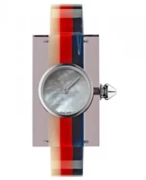 Gucci Vintage Web White Mother of Pearl Dial Womens Watch YA143523 YA143523