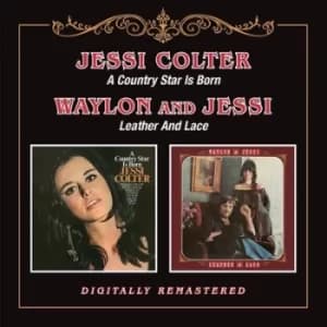 A Country Star Is Born/Leather and Lace by Jessi Colter CD Album