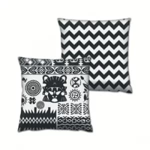 AB-4364-4391 Multicolor Cushion Set (2 Pieces)