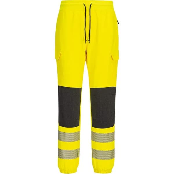 Portwest KX3 Flexi Class 2 Hi Vis Joggers KX346YBRL Colour: Yellow / Black